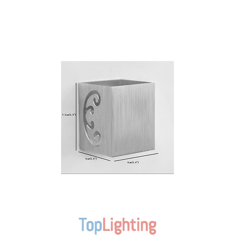 Modern Light Aluminum Flush Mount Wall Lamp Decorate Wall Lights