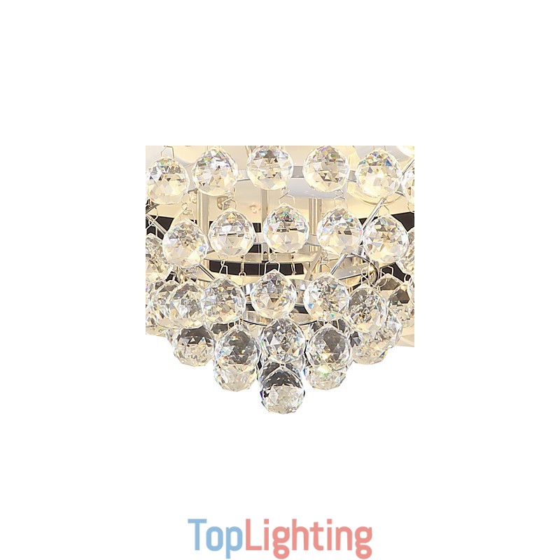 Flush Mount Crystal Modern Contemporary Traditional Classic Metal