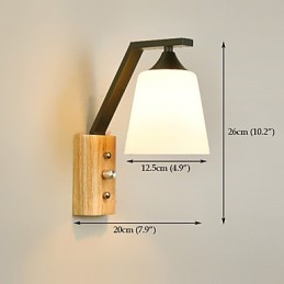 Traditional Classic Country Retro Painting Feature for Wall Sconces Wall Light