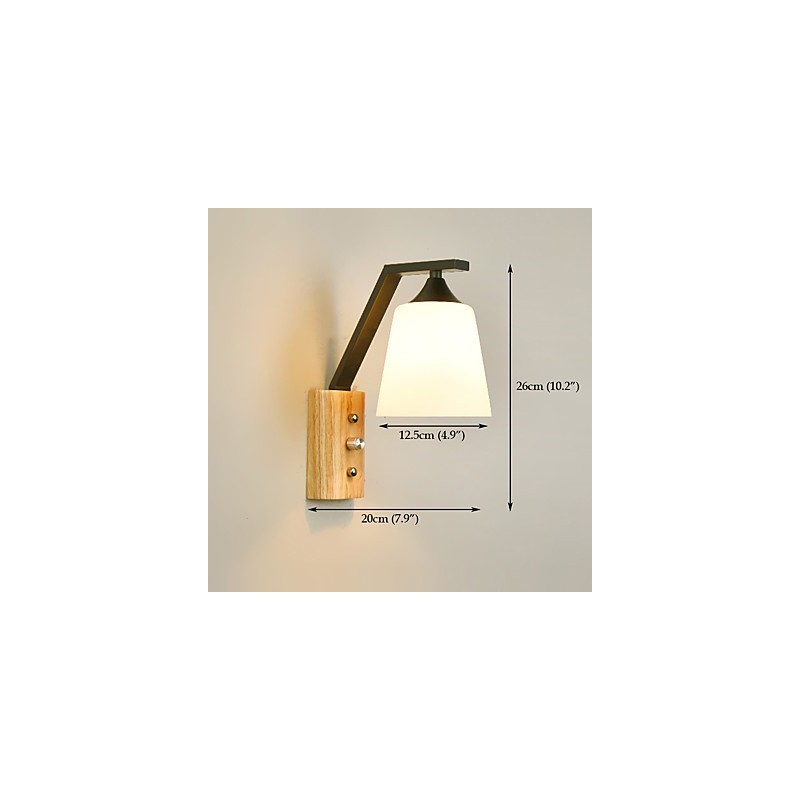 Traditional Classic Country Retro Painting Feature for Wall Sconces Wall Light