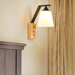 Traditional Classic Country Retro Painting Feature for Wall Sconces Wall Light