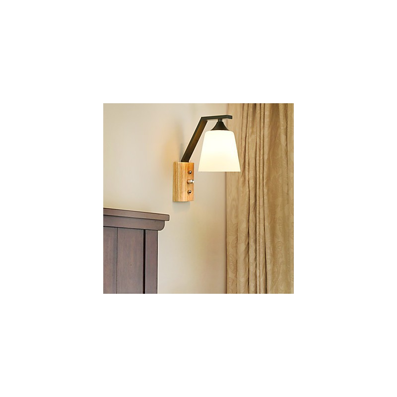 Traditional Classic Country Retro Painting Feature for Wall Sconces Wall Light