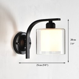 Traditional Classic Country Retro Painting Feature for Wall Sconces Wall Light
