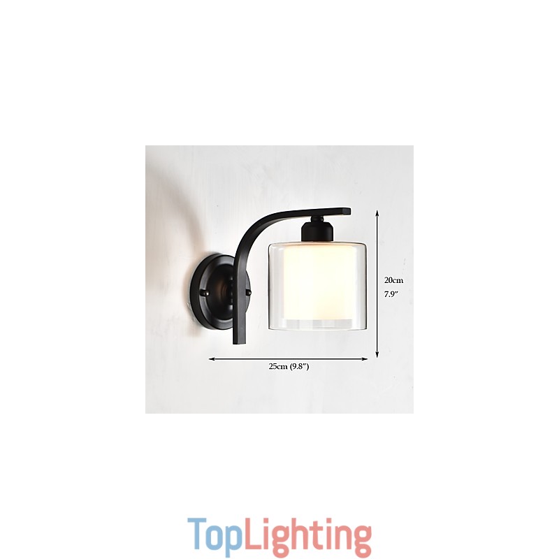 Traditional Classic Country Retro Painting Feature for Wall Sconces Wall Light