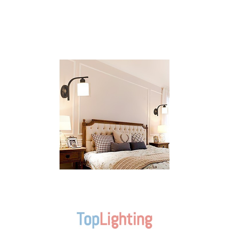 Traditional Classic Country Retro Painting Feature for Wall Sconces Wall Light