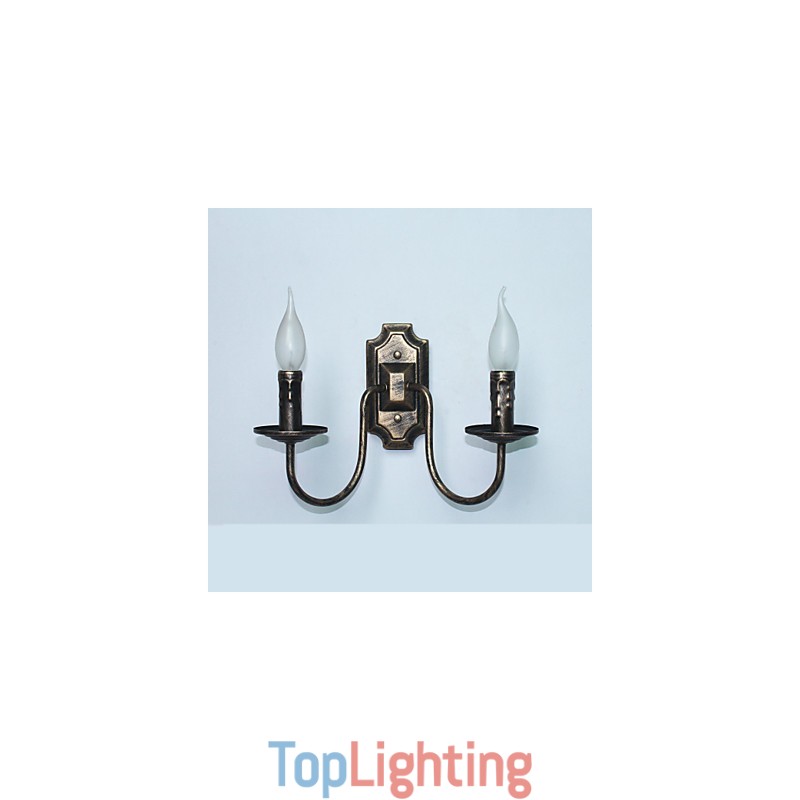 Retro Simple Wall Lamp Corridor Hallway Double Head Lamp Bedroom Living Room Wall Lamp Lighting
