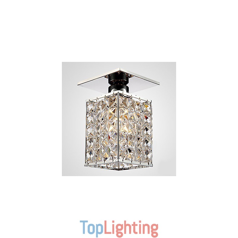 Modern Contemporary Electroplated Metal Flush Mount