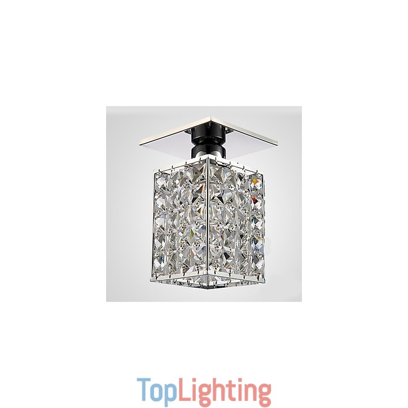 Modern Contemporary Electroplated Metal Flush Mount