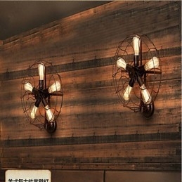 Traditional Classic Rustic Lodge Country Painting Feature for Mini Style Ambient Light Wall Sconces Wall Light