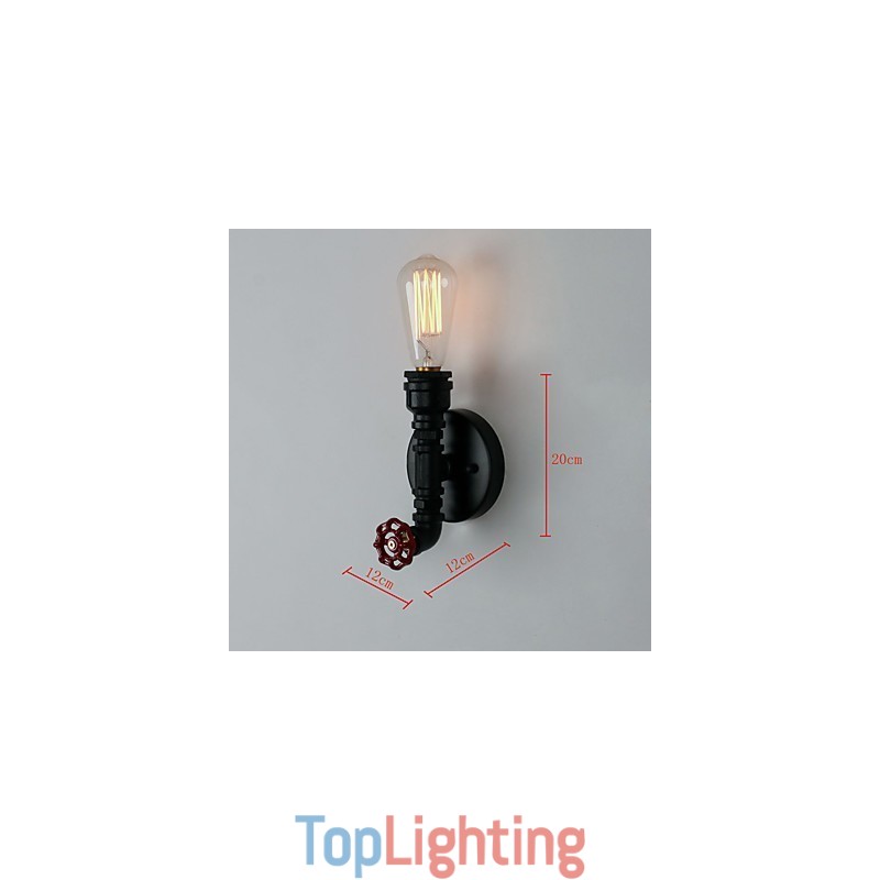 Rustic Lodge Modern Contemporary Country Retro Painting Feature for Mini Style Uplight Wall Sconces