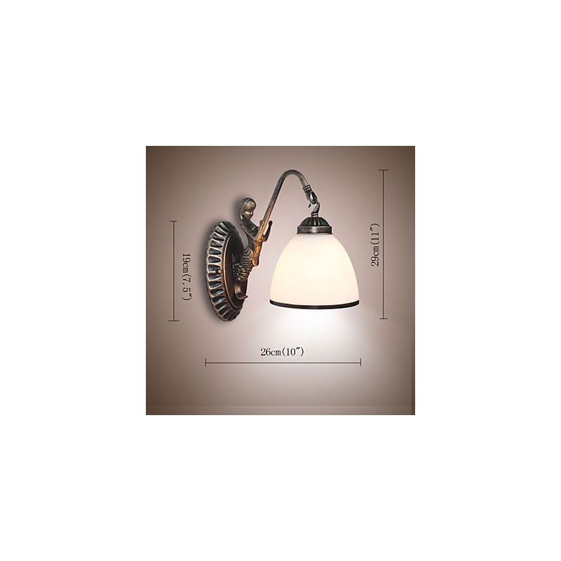 European Style Retro Living Room Bedroom Lamp Porch Wall Lamp Balcony Coffee Shop Wall Lamp