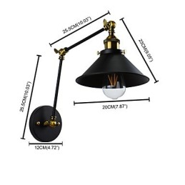 Rustic Lodge Traditional Classic Painting Feature for Downlight Wall Lights Wall Light