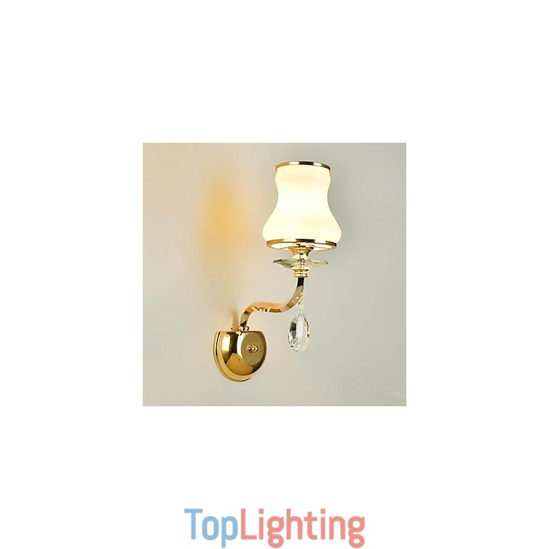 Modern Contemporary Electroplated Feature for Crystal Mini Style Eye Protection Ambient Light Wall Lights