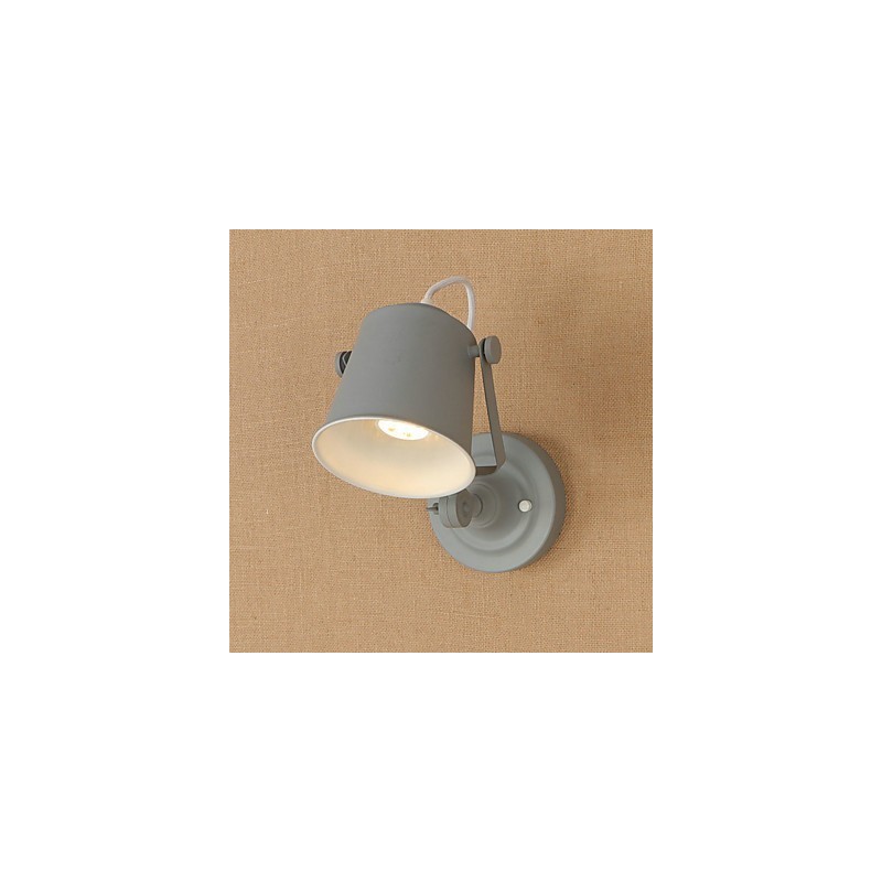 Painted Steel Wall Lamp Dumb Black American Coffee Decoration Retro Wall Light Lightsaber Lamp On Wall