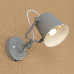 Painted Steel Wall Lamp Dumb Black American Coffee Decoration Retro Wall Light Lightsaber Lamp On Wall