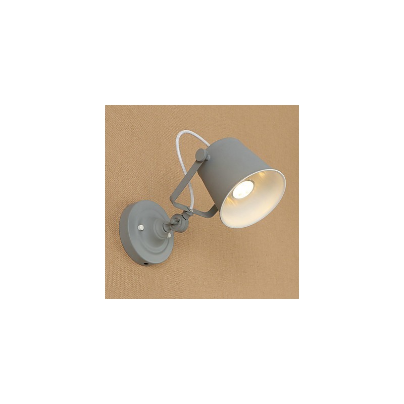 Painted Steel Wall Lamp Dumb Black American Coffee Decoration Retro Wall Light Lightsaber Lamp On Wall