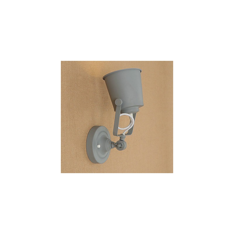 Painted Steel Wall Lamp Dumb Black American Coffee Decoration Retro Wall Light Lightsaber Lamp On Wall