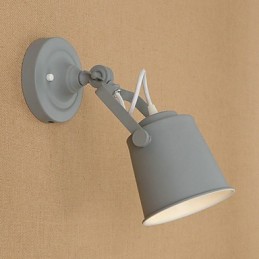 Painted Steel Wall Lamp Dumb Black American Coffee Decoration Retro Wall Light Lightsaber Lamp On Wall