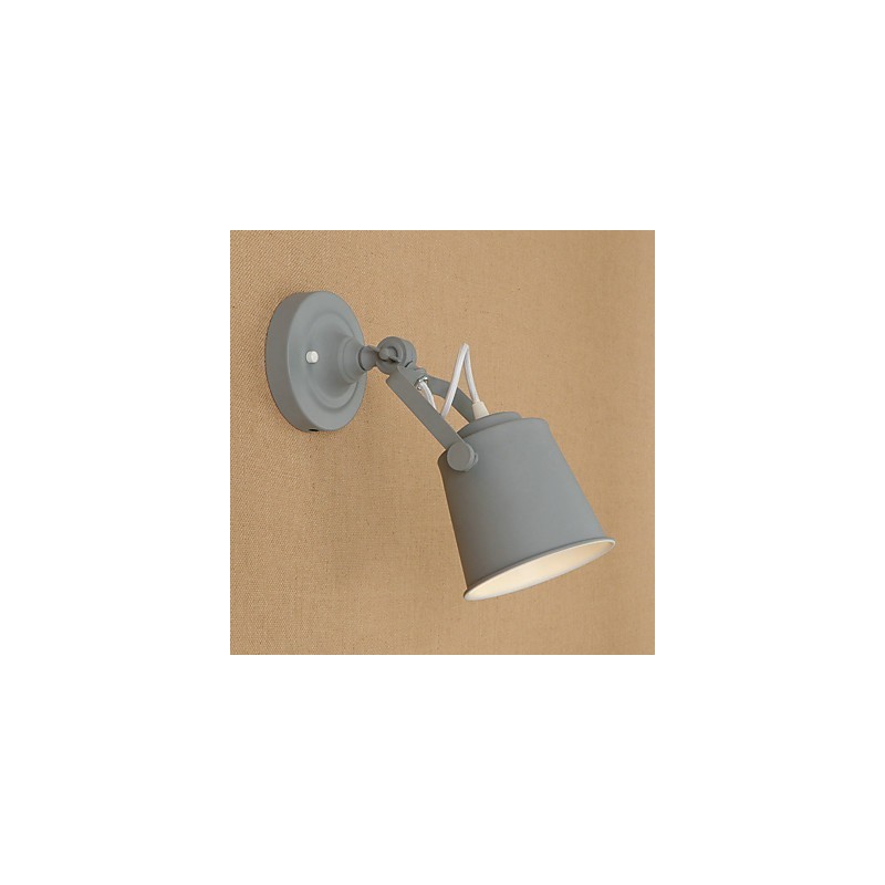 Painted Steel Wall Lamp Dumb Black American Coffee Decoration Retro Wall Light Lightsaber Lamp On Wall
