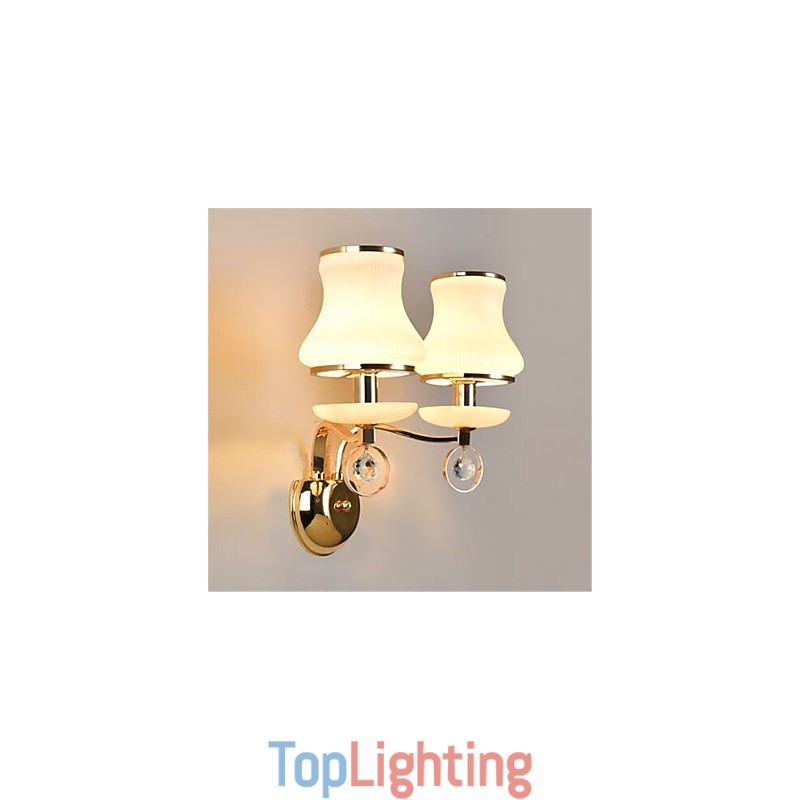Modern Contemporary Electroplated Feature for Crystal Mini Style Eye Protection Wall Lights