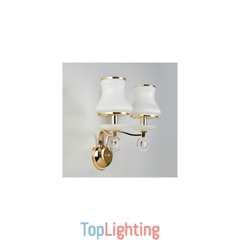 Modern Contemporary Electroplated Feature for Crystal Mini Style Eye Protection Wall Lights