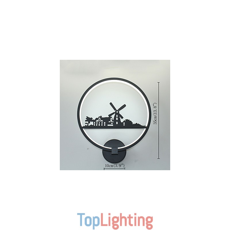 Modern Contemporary Painting Feature for Ambient Light Wall Lights Wall Light