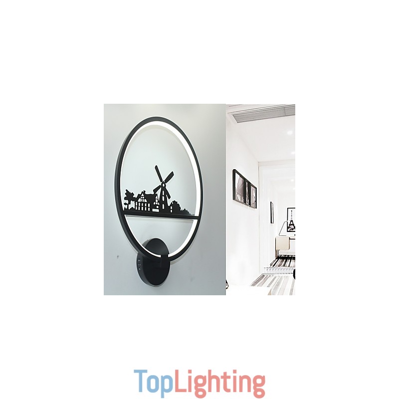 Modern Contemporary Painting Feature for Ambient Light Wall Lights Wall Light