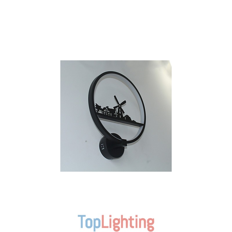 Modern Contemporary Painting Feature for Ambient Light Wall Lights Wall Light