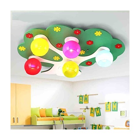 Modern Contemporary Wood Bamboo Flush Mount Modern Contemporary Wood Bamboo Flush Mount