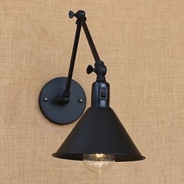 Country Retro Painting Feature for Mini Style Swing Arm Eye Protection Downlight Swing Arm Lights