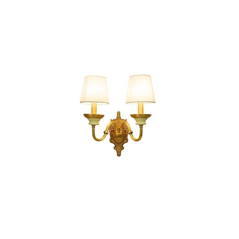 Simple Country Traditional Classic Brass Feature for Mini Style Uplight Wall Sconces Wall Light