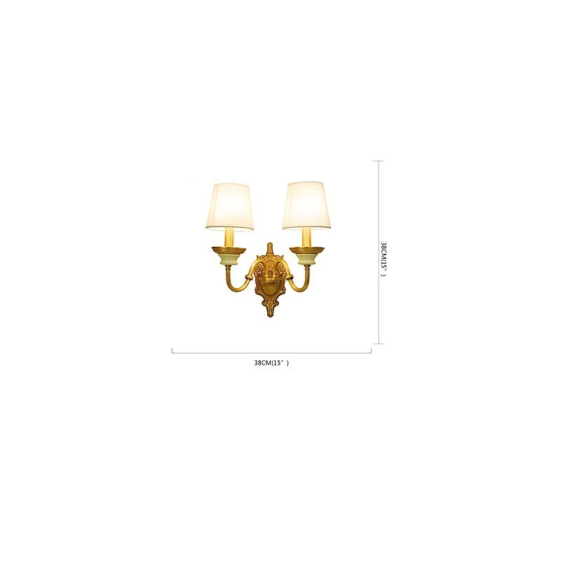 Simple Country Traditional Classic Brass Feature for Mini Style Uplight Wall Sconces Wall Light