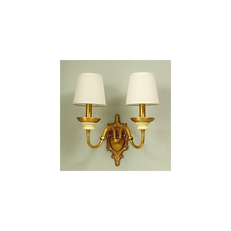 Simple Country Traditional Classic Brass Feature for Mini Style Uplight Wall Sconces Wall Light
