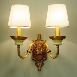 Simple Country Traditional Classic Brass Feature for Mini Style Uplight Wall Sconces Wall Light