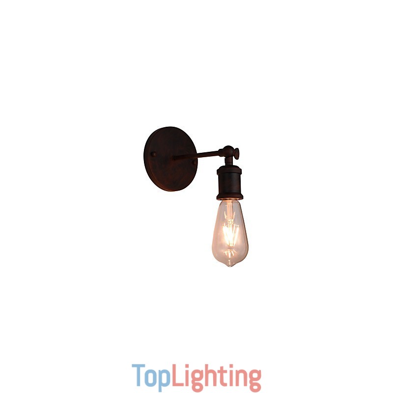 American Bar Cafe Restaurant Bedside Minimalist Aisle Ferruginous Iron Wall Sconce