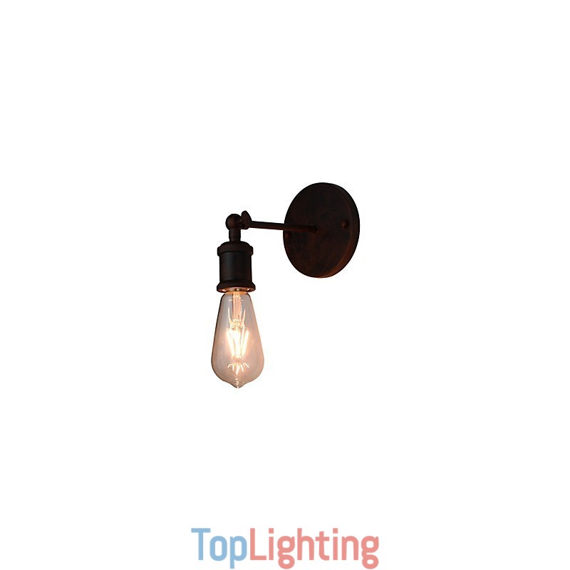 American Bar Cafe Restaurant Bedside Minimalist Aisle Ferruginous Iron Wall Sconce