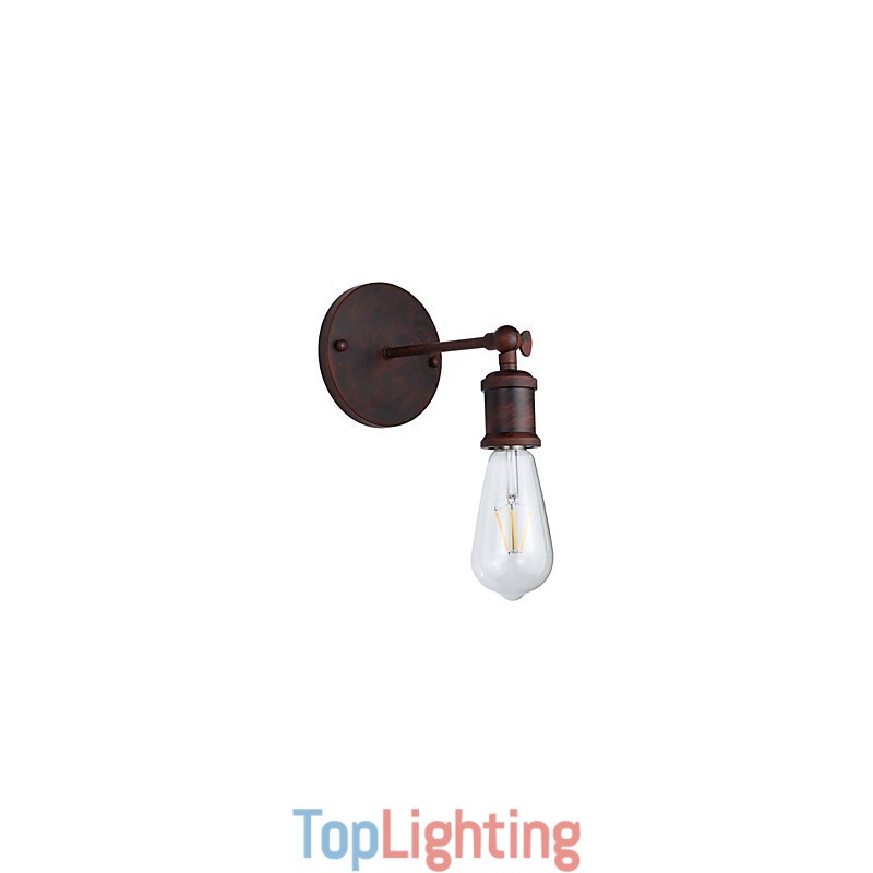 American Bar Cafe Restaurant Bedside Minimalist Aisle Ferruginous Iron Wall Sconce