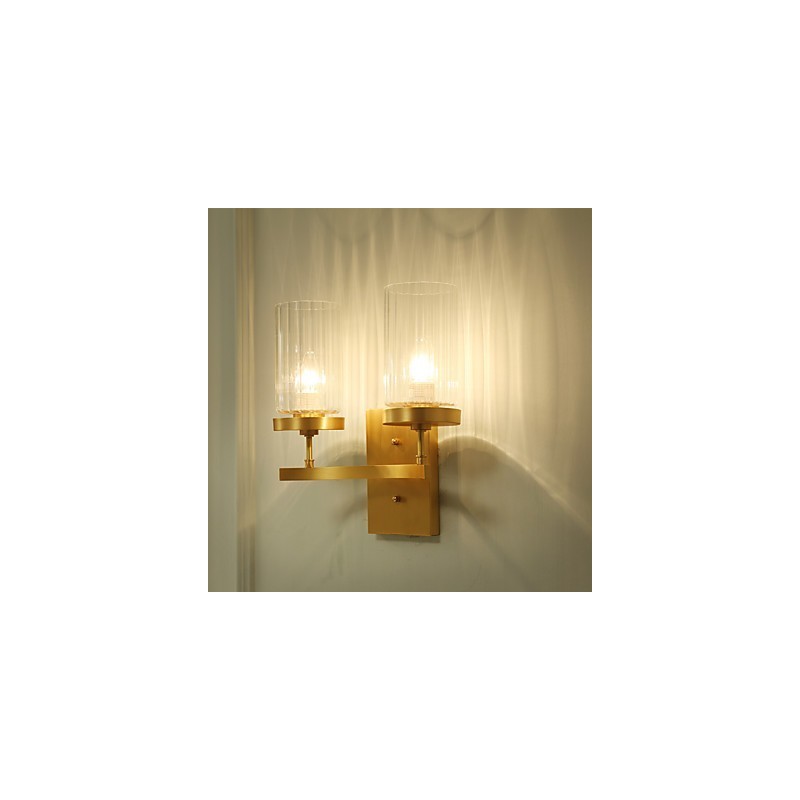 Traditional Classic Country Brass Feature for Mini Style Uplight Wall Sconces Wall Light