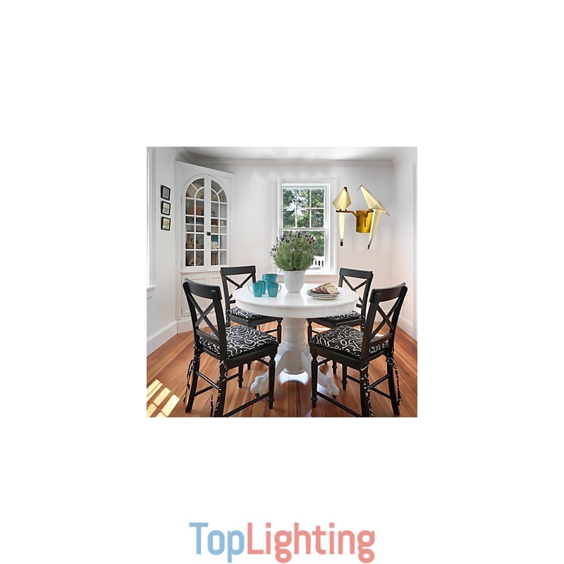 Integrated Simple Traditional Classic Country Gold Feature for Mini Style Ambient Light