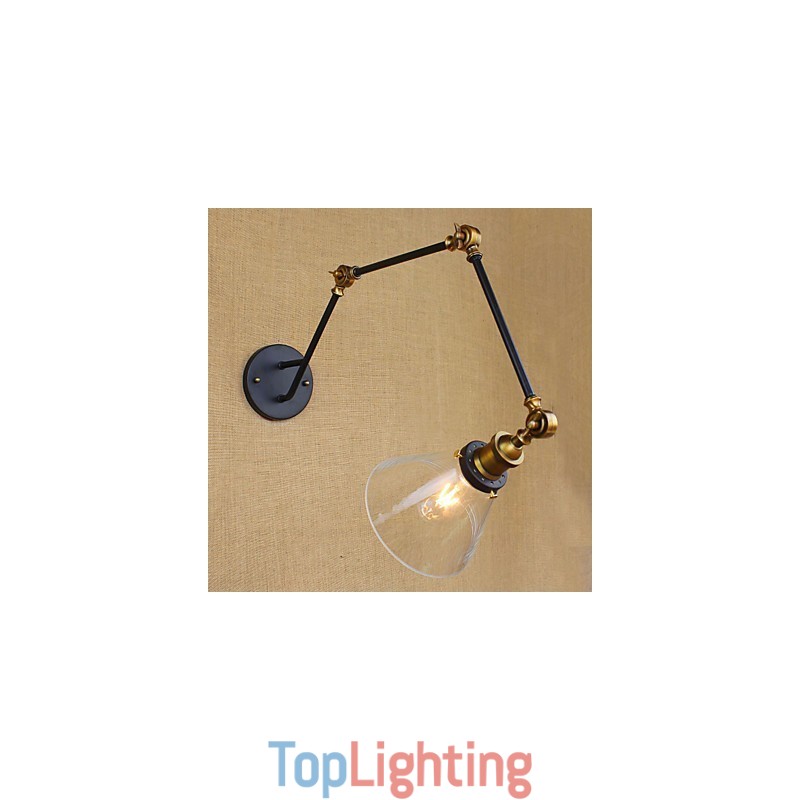 Simple Vintage Country Retro Painting Feature for Swing Arm Eye Protection Ambient Light