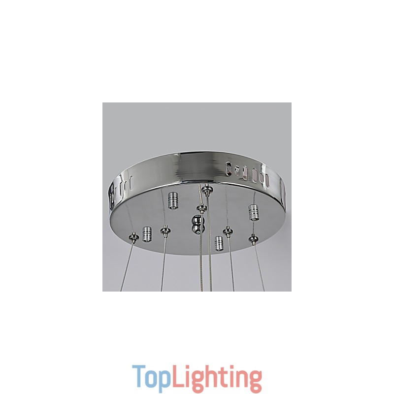 Traditional Classic Chrome Metal Chandelier