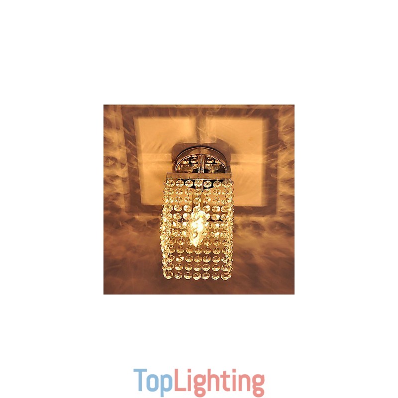 Modern Contemporary Crystal Mini Style Painting Flush Mount