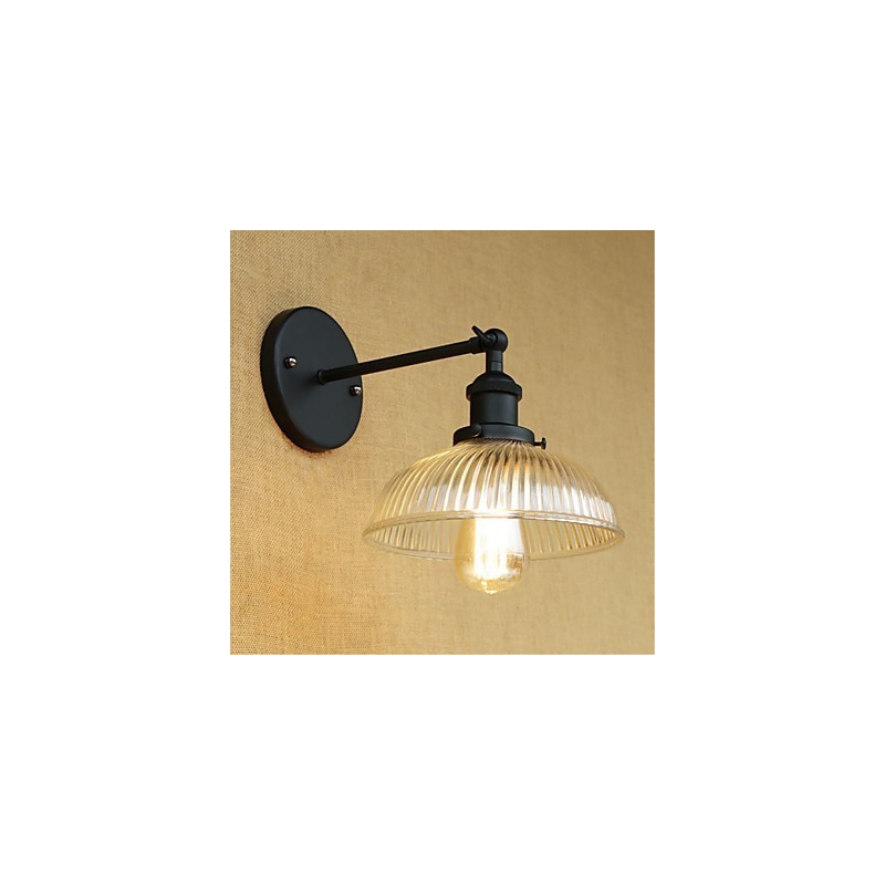 Country Retro Painting Feature for Mini Style Eye Protection Ambient Light Wall Sconces