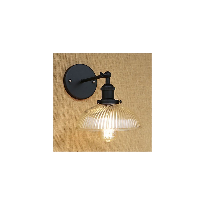 Country Retro Painting Feature for Mini Style Eye Protection Ambient Light Wall Sconces
