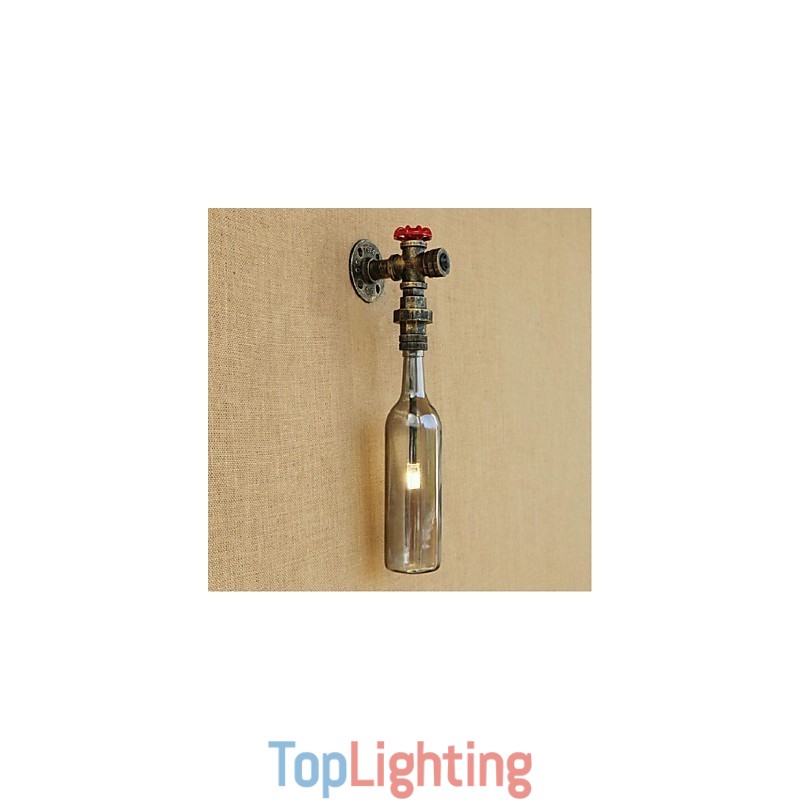 Smoke Gray Water Bottle Wall Lamp Wall Light