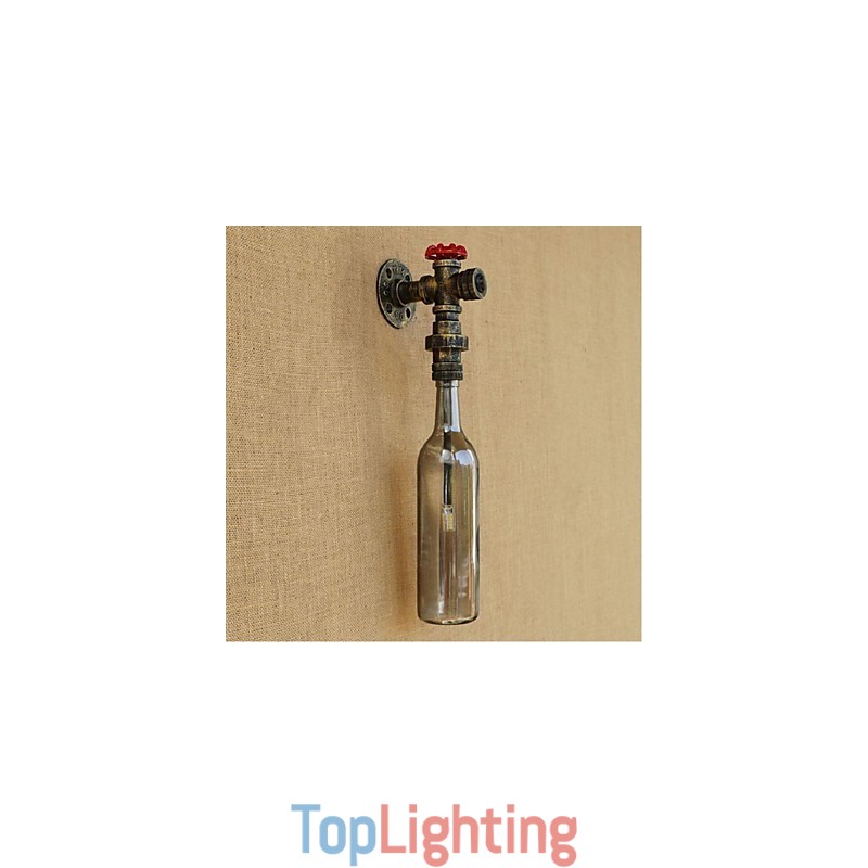 Smoke Gray Water Bottle Wall Lamp Wall Light