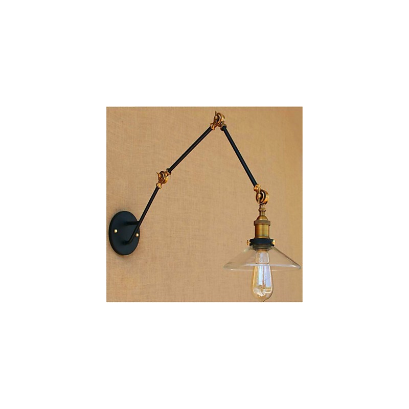 Rustic Lodge Country Chrome Feature for Swing Arm Ambient Light Swing Arm Lights