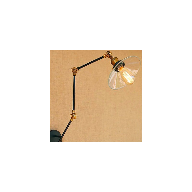 Rustic Lodge Country Chrome Feature for Swing Arm Ambient Light Swing Arm Lights