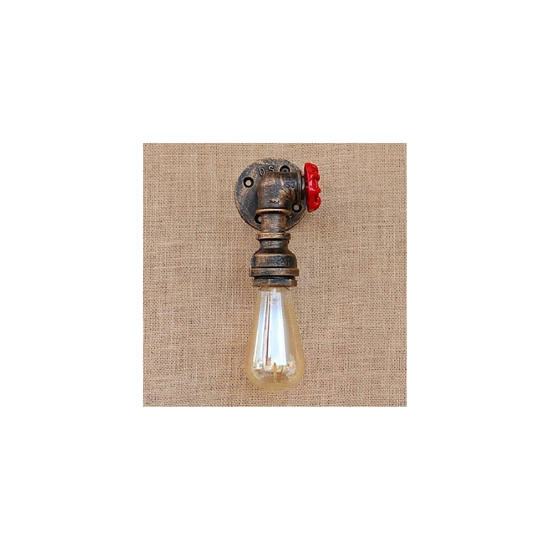 Nostalgia Simple Water Pipe Decorative Small Wall Lamp Wall Light