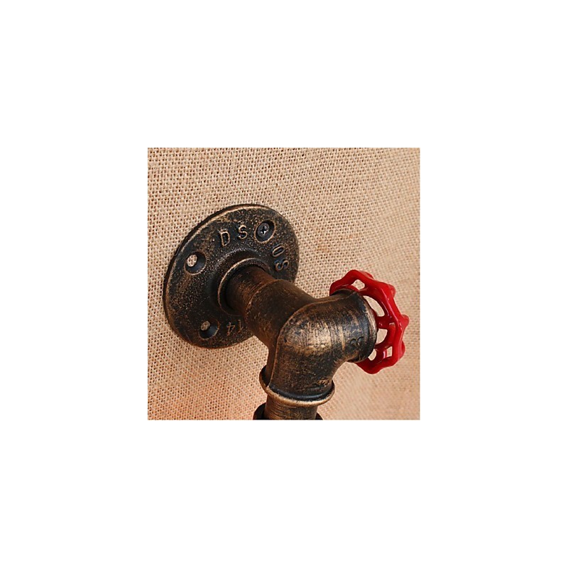 Nostalgia Simple Water Pipe Decorative Small Wall Lamp Wall Light